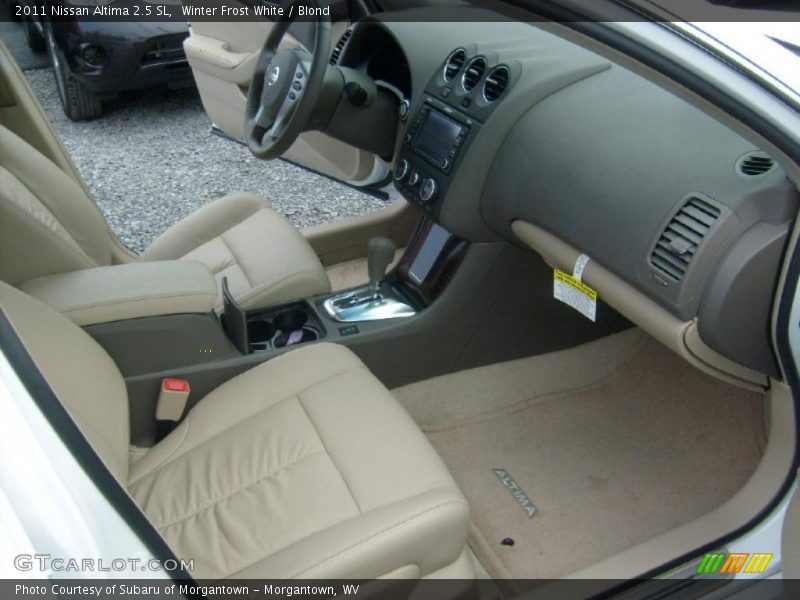 Winter Frost White / Blond 2011 Nissan Altima 2.5 SL