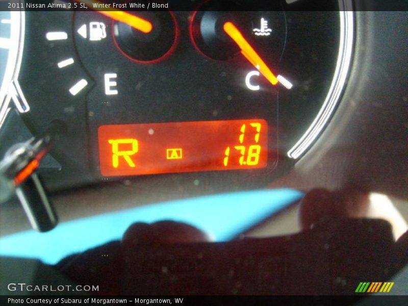 Winter Frost White / Blond 2011 Nissan Altima 2.5 SL