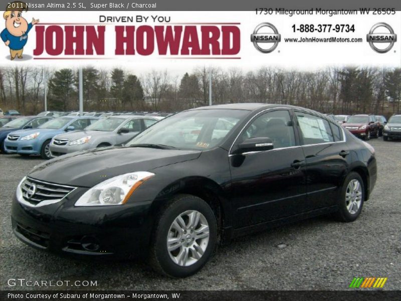 Super Black / Charcoal 2011 Nissan Altima 2.5 SL