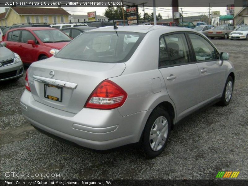  2011 Versa 1.8 S Sedan Brilliant Silver Metallic