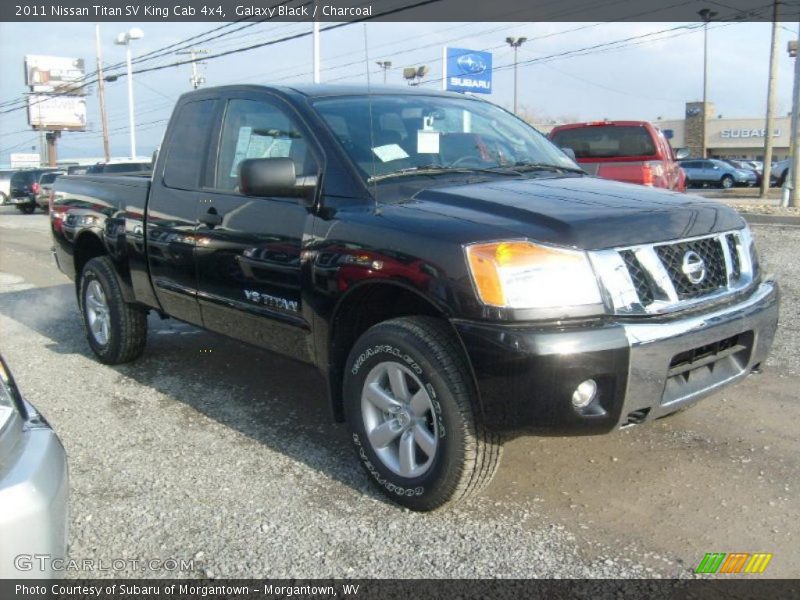 Galaxy Black / Charcoal 2011 Nissan Titan SV King Cab 4x4
