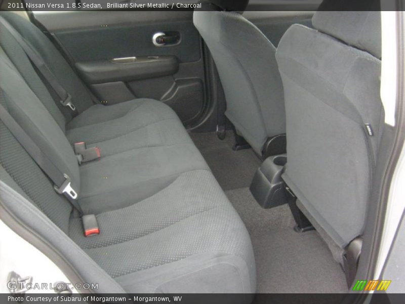 Brilliant Silver Metallic / Charcoal 2011 Nissan Versa 1.8 S Sedan
