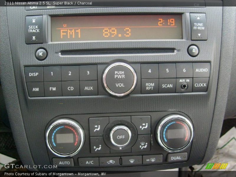 Super Black / Charcoal 2011 Nissan Altima 2.5 SL