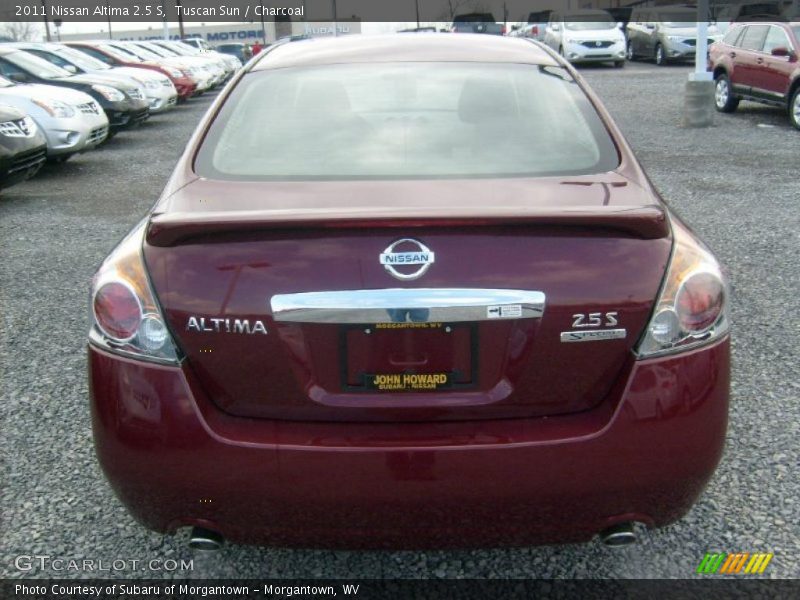 Tuscan Sun / Charcoal 2011 Nissan Altima 2.5 S