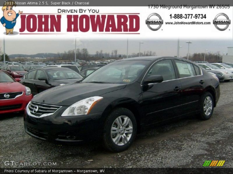 Super Black / Charcoal 2011 Nissan Altima 2.5 S