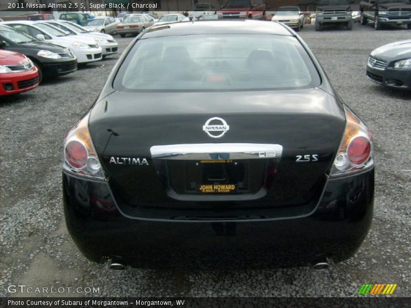Super Black / Charcoal 2011 Nissan Altima 2.5 S