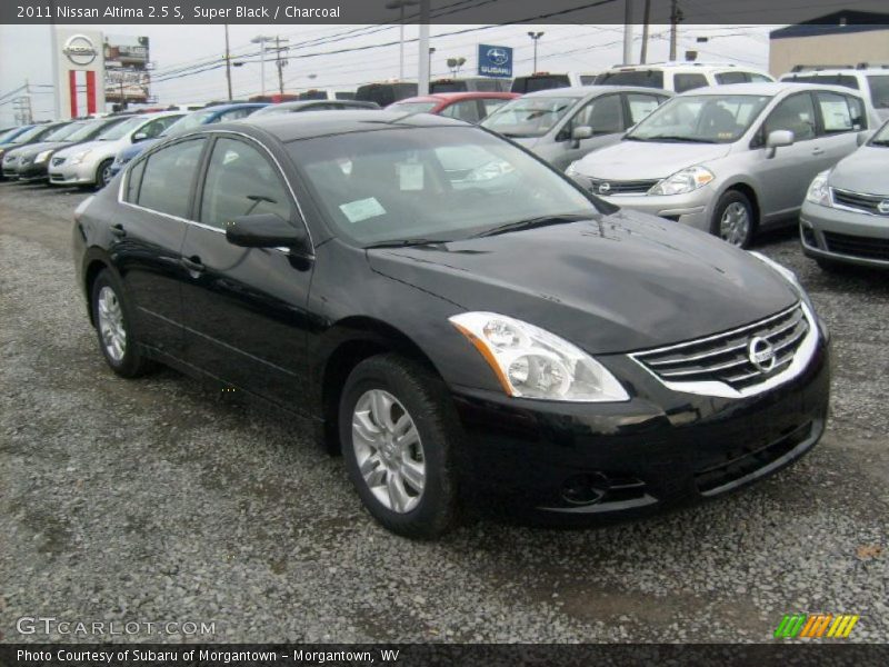 Super Black / Charcoal 2011 Nissan Altima 2.5 S