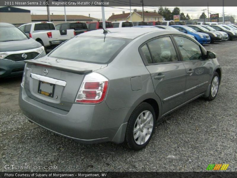 Magnetic Gray Metallic / Charcoal 2011 Nissan Sentra 2.0 S