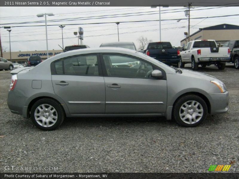 Magnetic Gray Metallic / Charcoal 2011 Nissan Sentra 2.0 S