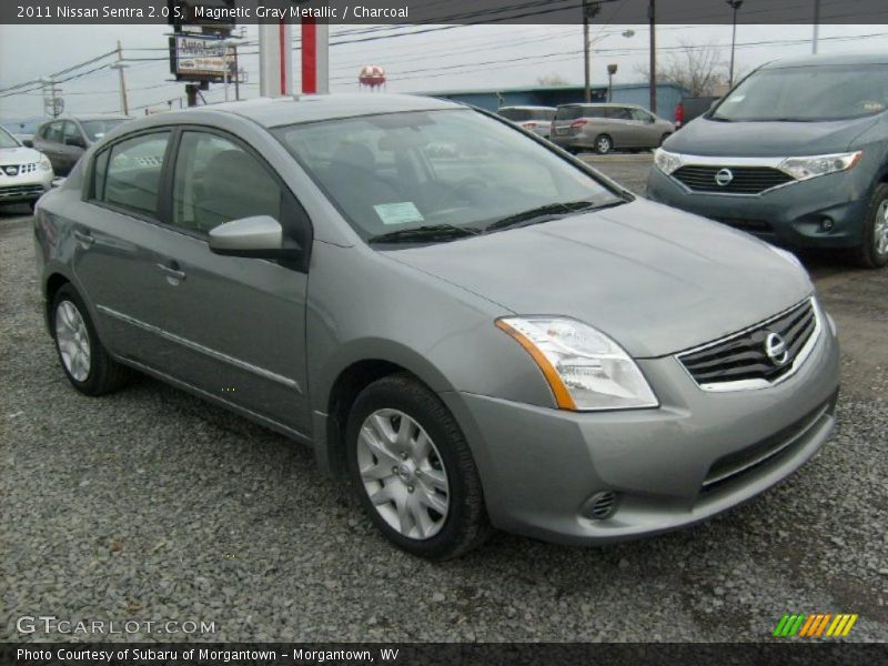 Magnetic Gray Metallic / Charcoal 2011 Nissan Sentra 2.0 S