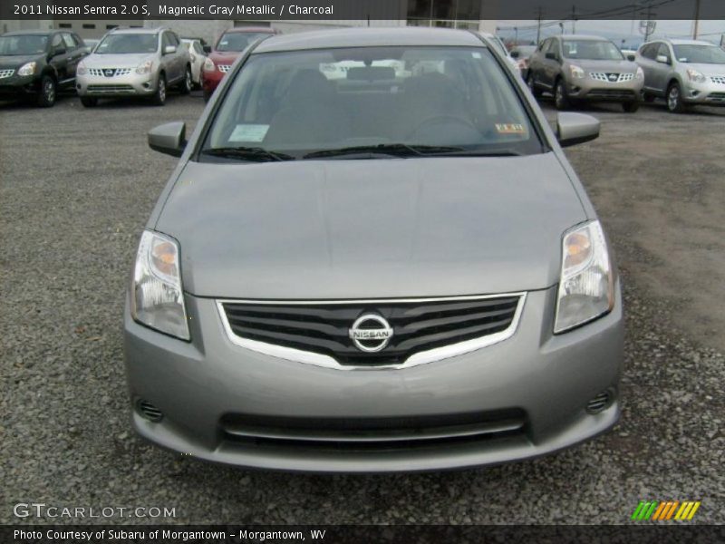 Magnetic Gray Metallic / Charcoal 2011 Nissan Sentra 2.0 S