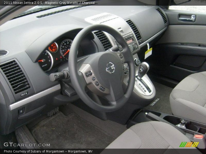 Magnetic Gray Metallic / Charcoal 2011 Nissan Sentra 2.0 S