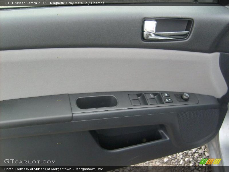 Magnetic Gray Metallic / Charcoal 2011 Nissan Sentra 2.0 S