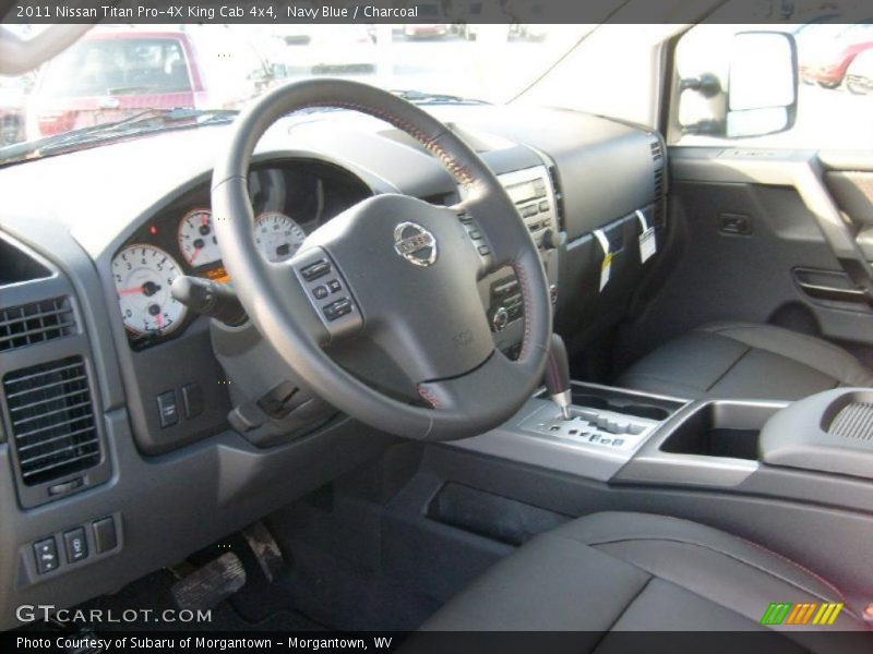  2011 Titan Pro-4X King Cab 4x4 Charcoal Interior