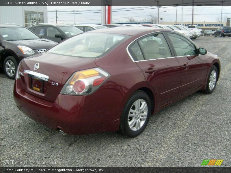Tuscan Sun Red / Blond 2010 Nissan Altima 2.5 S