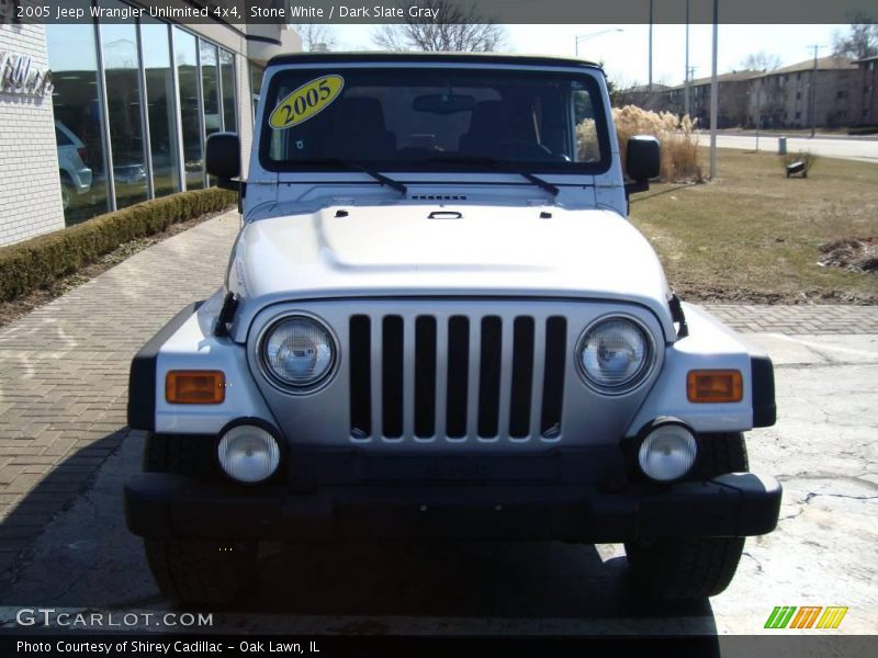 Stone White / Dark Slate Gray 2005 Jeep Wrangler Unlimited 4x4