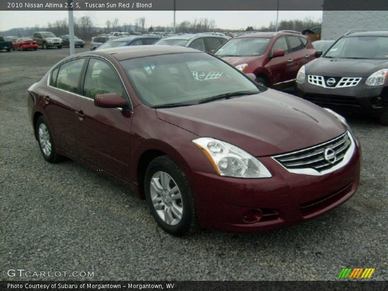 Tuscan Sun Red / Blond 2010 Nissan Altima 2.5 S