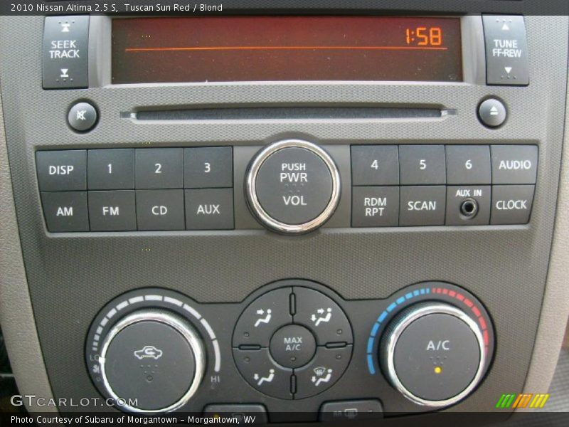 Tuscan Sun Red / Blond 2010 Nissan Altima 2.5 S