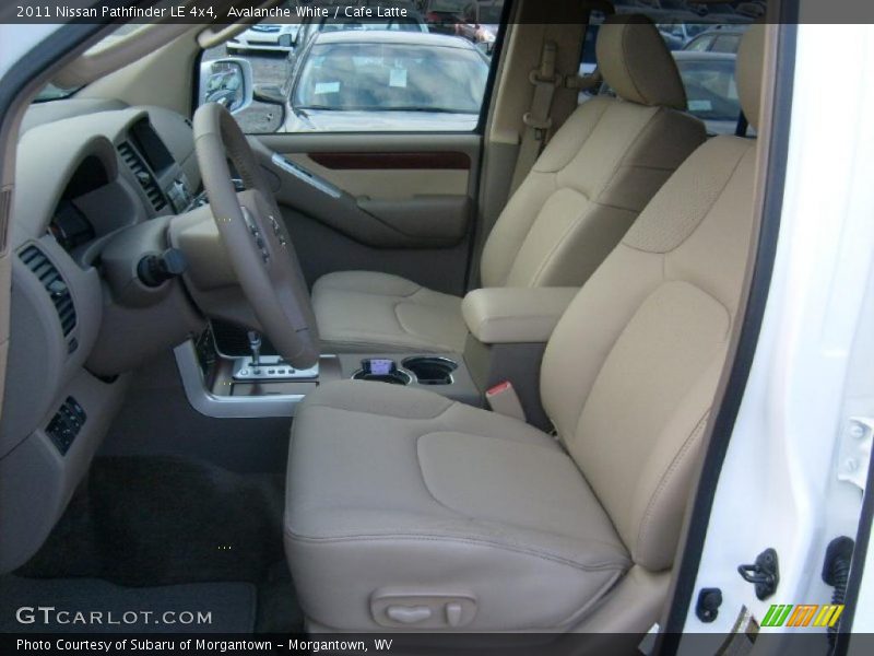  2011 Pathfinder LE 4x4 Cafe Latte Interior