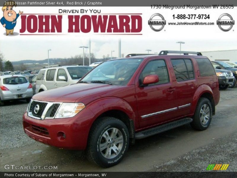Red Brick / Graphite 2011 Nissan Pathfinder Silver 4x4