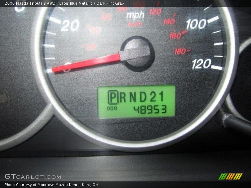 Lapis Blue Metallic / Dark Flint Gray 2006 Mazda Tribute s 4WD