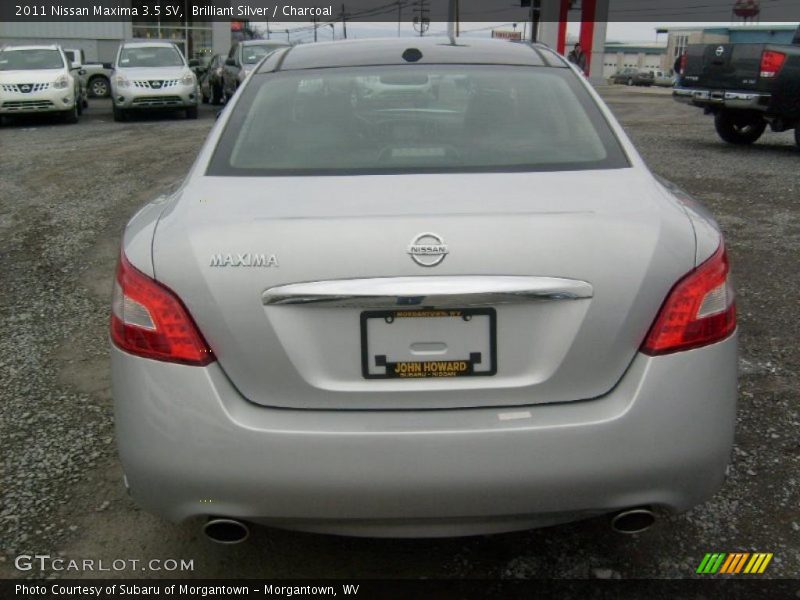 Brilliant Silver / Charcoal 2011 Nissan Maxima 3.5 SV