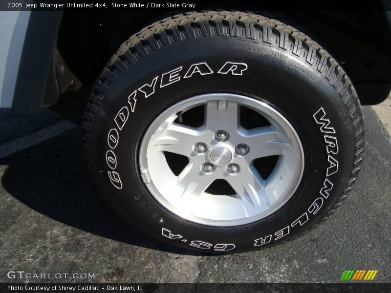 Stone White / Dark Slate Gray 2005 Jeep Wrangler Unlimited 4x4