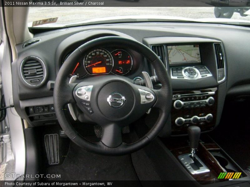 Brilliant Silver / Charcoal 2011 Nissan Maxima 3.5 SV