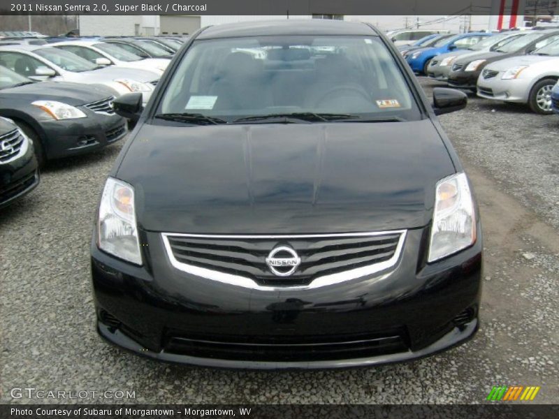 Super Black / Charcoal 2011 Nissan Sentra 2.0