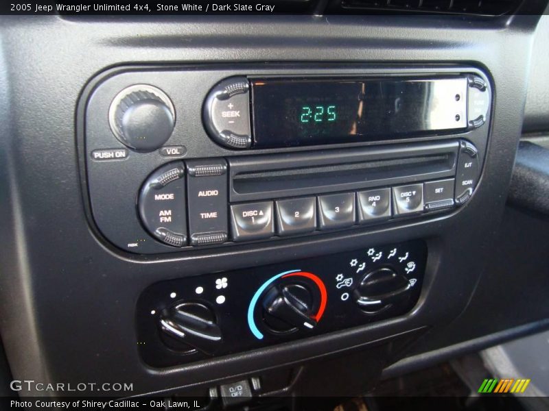 Stone White / Dark Slate Gray 2005 Jeep Wrangler Unlimited 4x4
