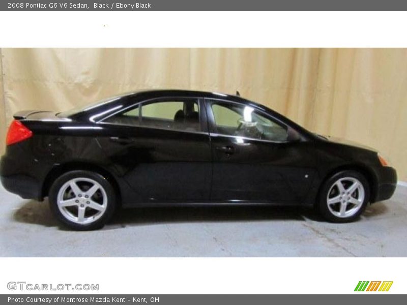 Black / Ebony Black 2008 Pontiac G6 V6 Sedan