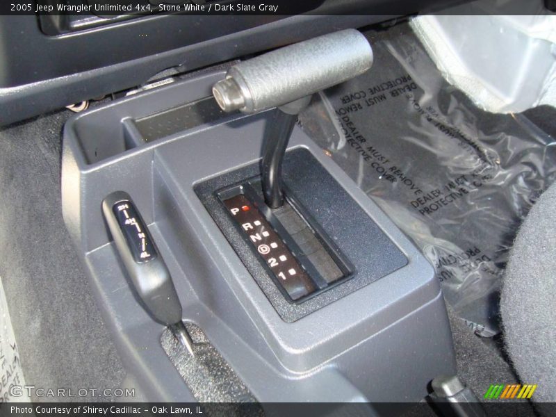 Stone White / Dark Slate Gray 2005 Jeep Wrangler Unlimited 4x4
