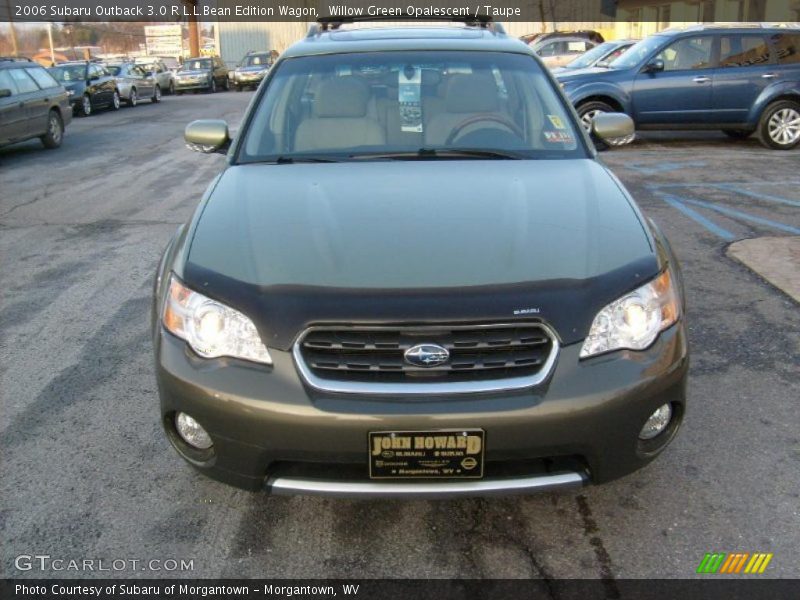 Willow Green Opalescent / Taupe 2006 Subaru Outback 3.0 R L.L.Bean Edition Wagon