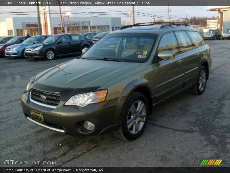 Willow Green Opalescent / Taupe 2006 Subaru Outback 3.0 R L.L.Bean Edition Wagon