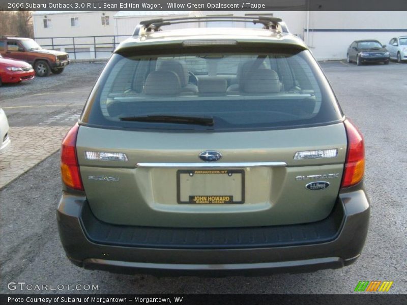 Willow Green Opalescent / Taupe 2006 Subaru Outback 3.0 R L.L.Bean Edition Wagon