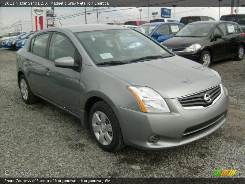 Magnetic Gray Metallic / Charcoal 2011 Nissan Sentra 2.0