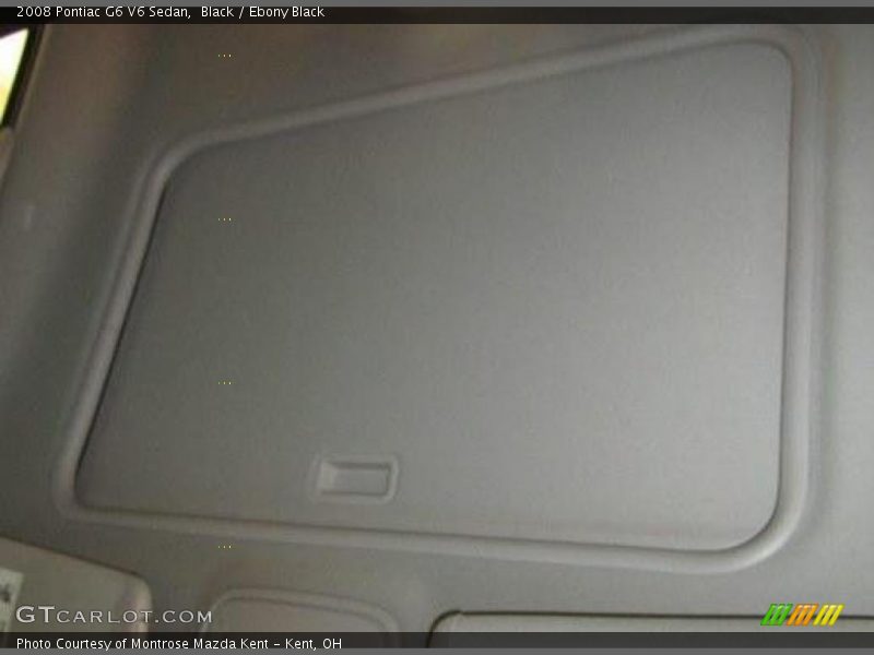 Black / Ebony Black 2008 Pontiac G6 V6 Sedan
