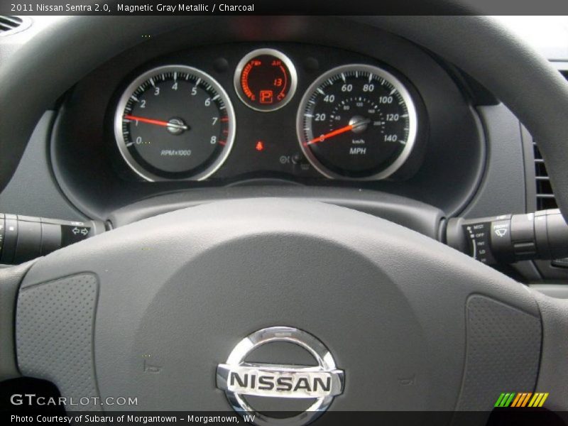 Magnetic Gray Metallic / Charcoal 2011 Nissan Sentra 2.0