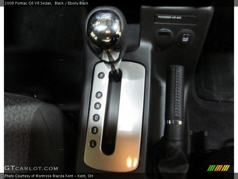 Black / Ebony Black 2008 Pontiac G6 V6 Sedan