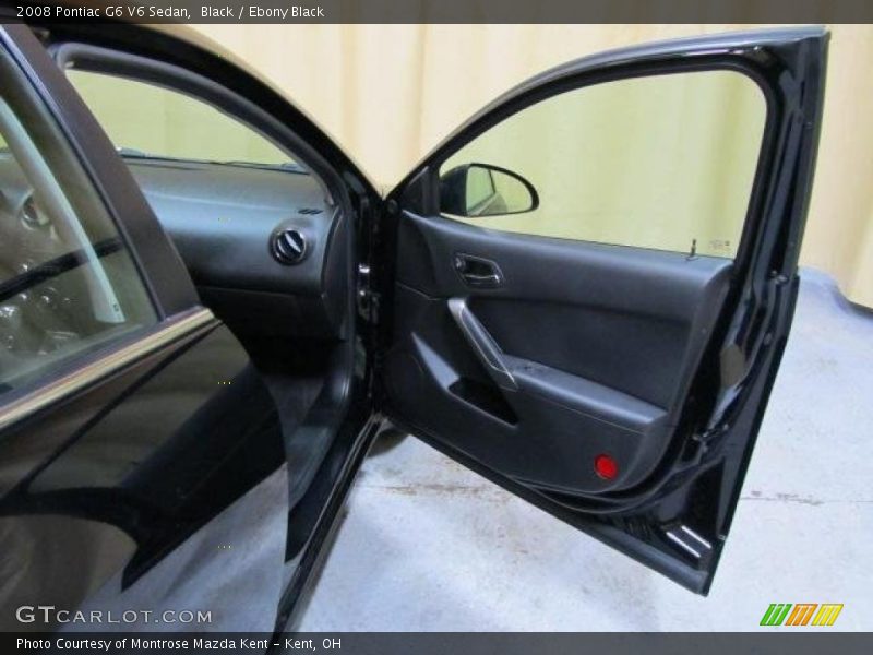 Black / Ebony Black 2008 Pontiac G6 V6 Sedan