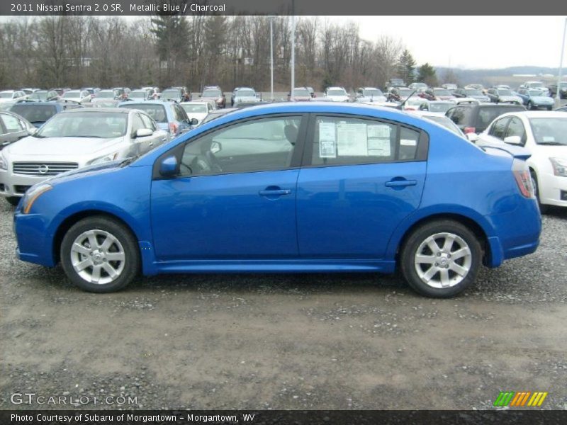Metallic Blue / Charcoal 2011 Nissan Sentra 2.0 SR