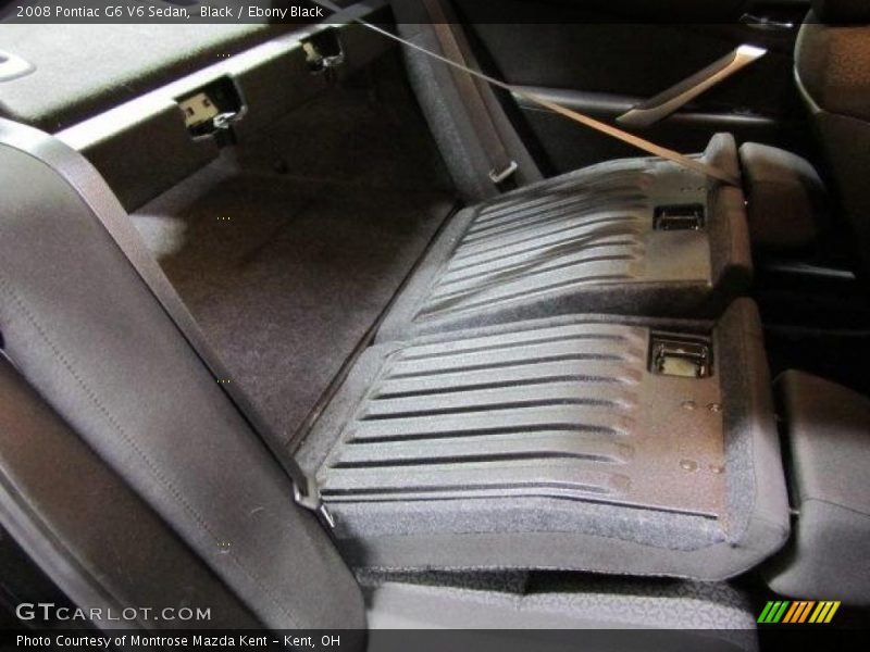 Black / Ebony Black 2008 Pontiac G6 V6 Sedan