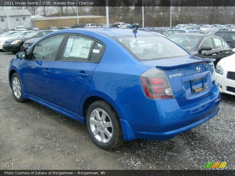 Metallic Blue / Charcoal 2011 Nissan Sentra 2.0 SR
