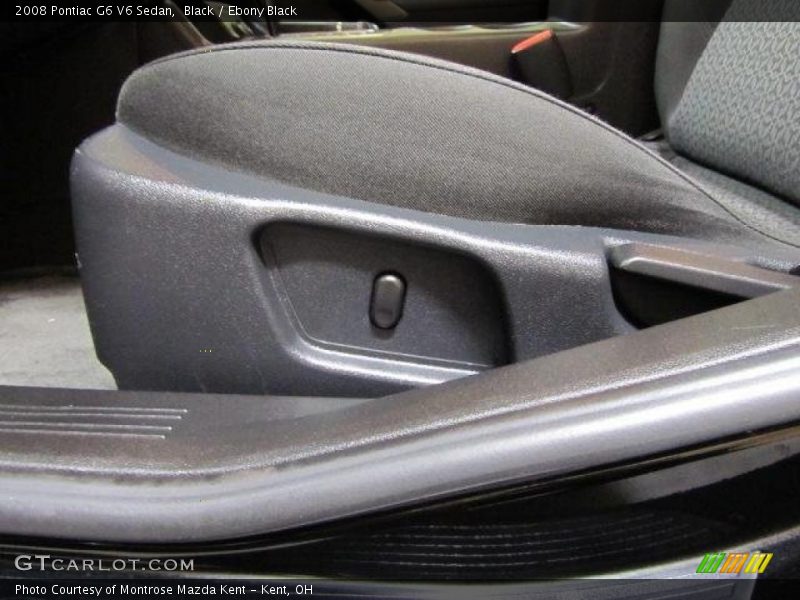 Black / Ebony Black 2008 Pontiac G6 V6 Sedan