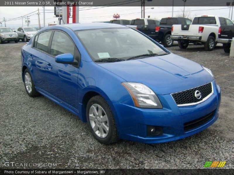 Metallic Blue / Charcoal 2011 Nissan Sentra 2.0 SR