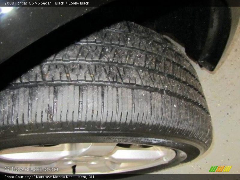 Black / Ebony Black 2008 Pontiac G6 V6 Sedan