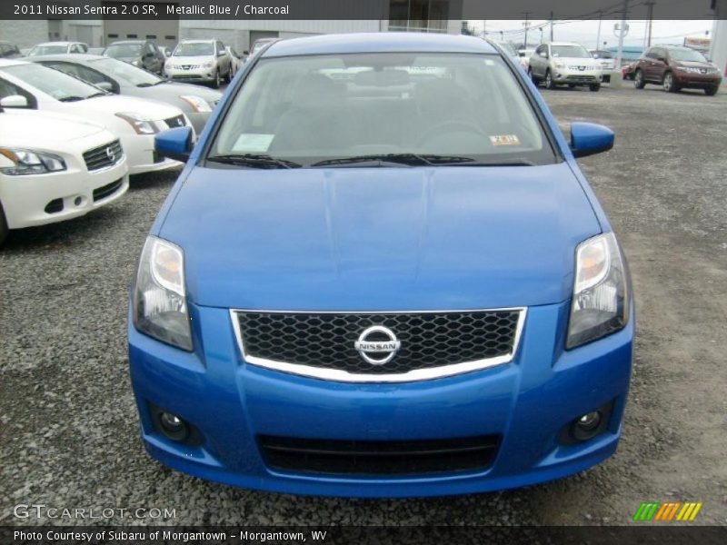 Metallic Blue / Charcoal 2011 Nissan Sentra 2.0 SR