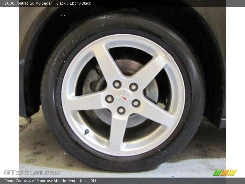 Black / Ebony Black 2008 Pontiac G6 V6 Sedan