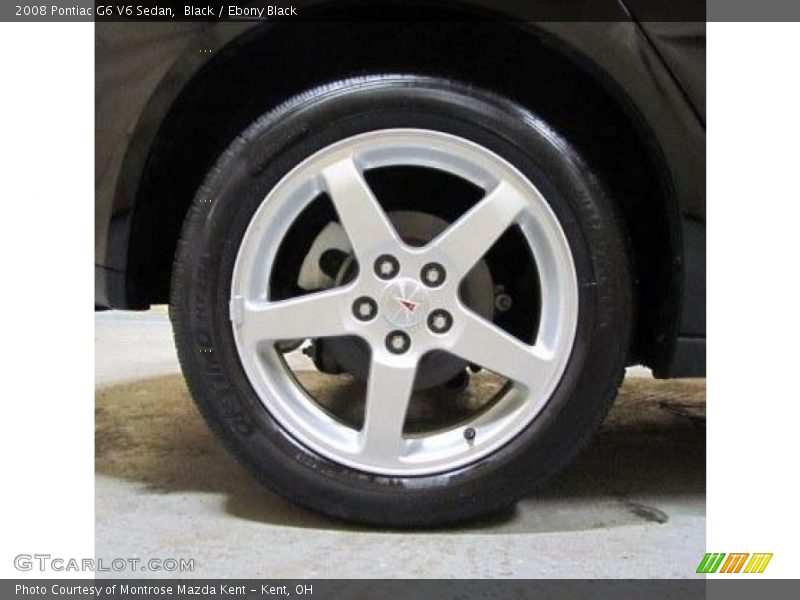 Black / Ebony Black 2008 Pontiac G6 V6 Sedan