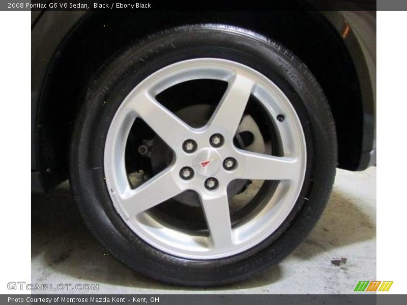 Black / Ebony Black 2008 Pontiac G6 V6 Sedan